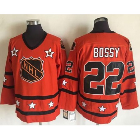 Islanders #22 Mike Bossy Orange All Star CCM Throwback Stitched NHL Jersey