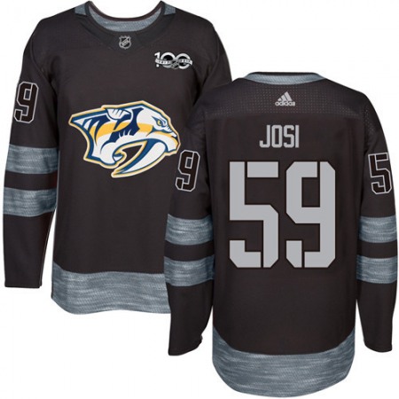 Predators #59 Roman Josi Black 1917-2017 100th Anniversary Stitched NHL Jersey