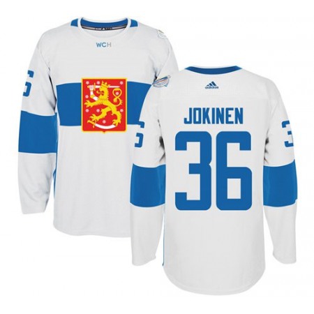 Team Finland #36 Jussi Jokinen White 2016 World Cup Stitched NHL Jersey