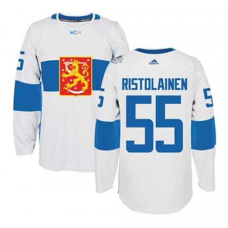 Team Finland #55 Rasmus Ristolainen White 2016 World Cup Stitched NHL Jersey