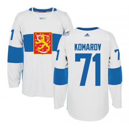 Team Finland #71 Leo Komarov White 2016 World Cup Stitched NHL Jersey