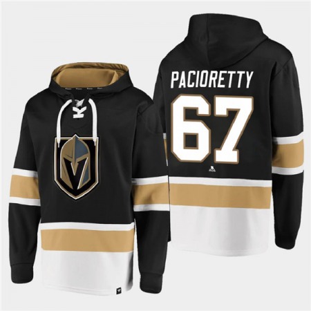 Men's Vegas Golden Knights #67 Max Pacioretty Black All Stitched Sweatshirt Hoodie