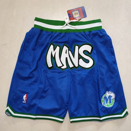 Dallas Mavericks Blue Shorts