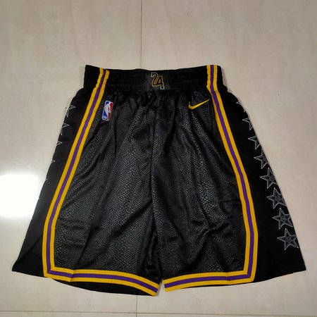 Los Angeles Lakers Black Shorts