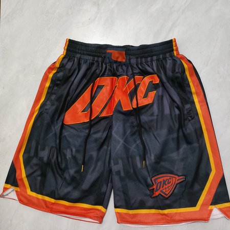 Oklahoma City Thunder Black Shorts