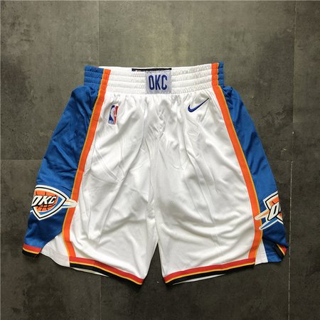 Oklahoma City Thunder White Shorts