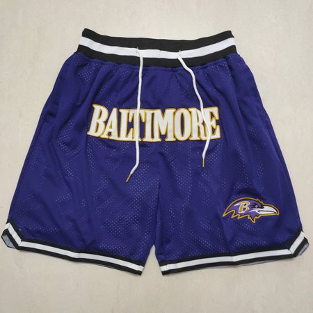 Baltimore Ravens Purple Shorts