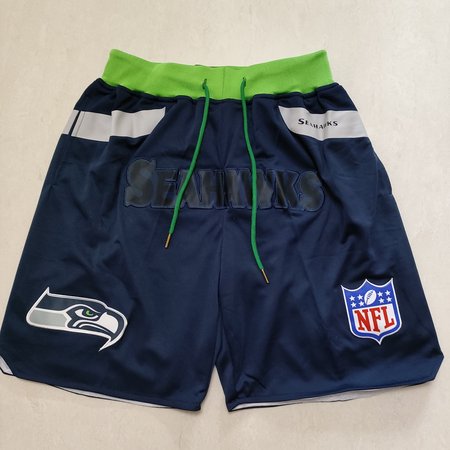 Seattle Seahawks Blue Shorts